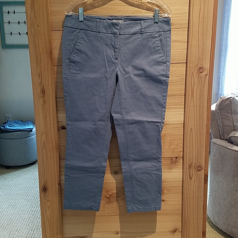Loft cotton khaki pants